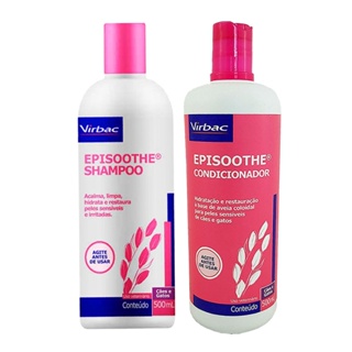 KIT Virbac Episoothe Shampoo/Condicionador 500ML