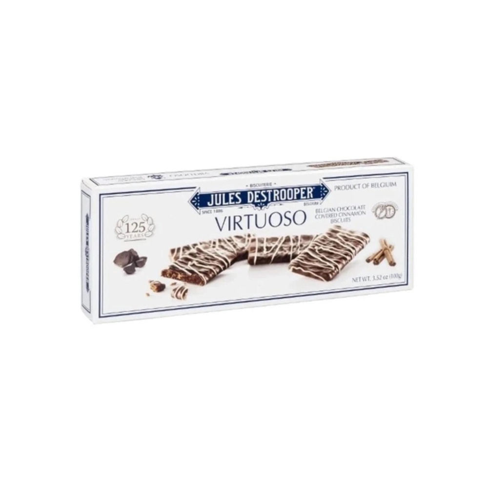Biscoito Belga Jules Chocolate Virtuoso 100G | Shopee Brasil