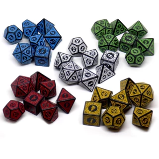 Jogo De Dados DND Estilo Clássico De Mesa Poliédrico Para Masmorras E Dragões TRPG