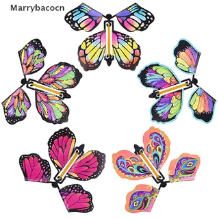 [MAR] 10x Magic Wind Up Fada Mágica Voadora De Borboleta Brinquedo Surpresa Presente COD