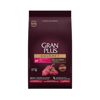Ração GranPlus Gourmet Cães Adultos Porte Mini Ovelha e Arroz 1kg