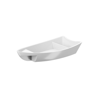 Barco Para Sushi Coza 13,9 x 13,9 x 6,3 cm Branco
