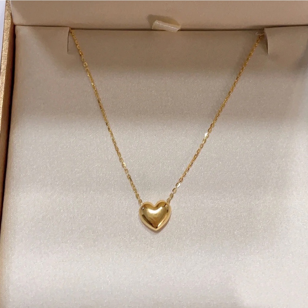 Colares De Coração De Amor Cor Dourada Para Mulheres Gargantilhas 2023 ...