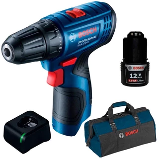 Parafusadeira Furadeira 12V GSR-120 LI com Bateria 2,0Ah, Carregador Bivolt e Bolsa BOSCH