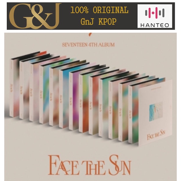 SEVENTEEN 4th Album [Face the Sun] CARAT Ver CD+Binder+Booklet+14p