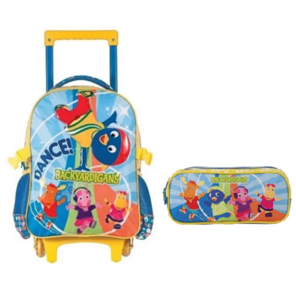 Kit Mochila Pequena Com Rodinha E Estojo Backyardigans | Shopee Brasil