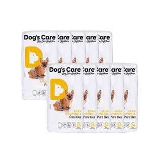 Fralda Descartável Higiênica P/cães Macho Dogs Care 240 Un M