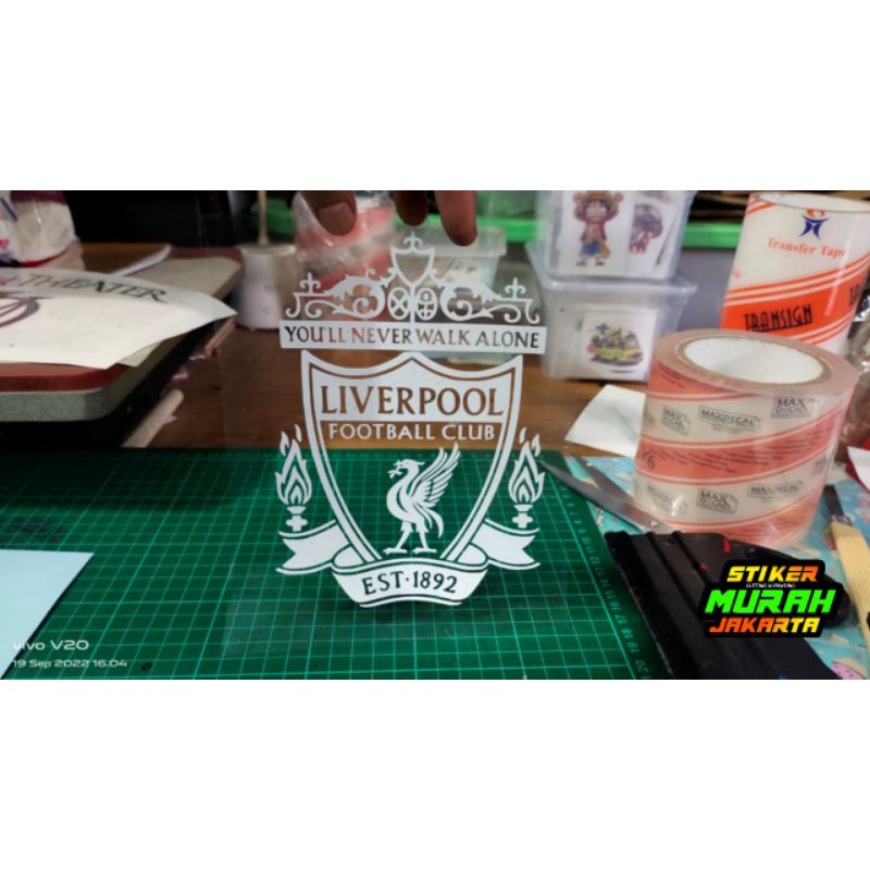 Adesivo Murale Personalizzato Liverpool FC - The Boss - Citazioni Jurgen Klopp