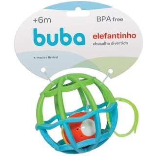 Baby Ball Azul E Verde Com Luz E Som 5848 - Buba