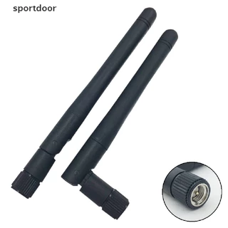 [2pcs Antena WIFI De Banda Dupla 10dBi 2.4G 5G 5.8G SMA Amplificador Masculino WLAN Router Singal Booster [Saída]
