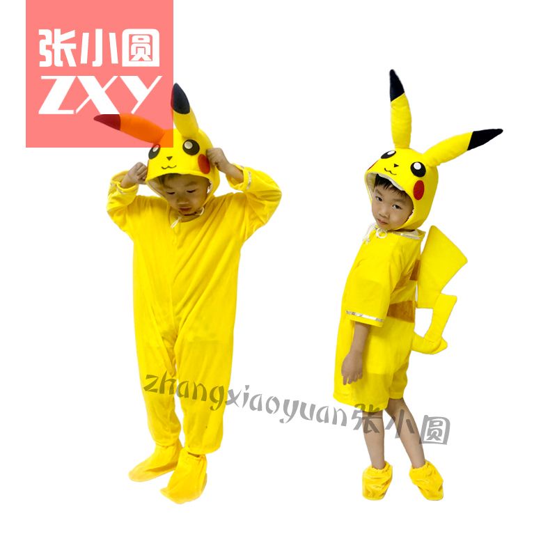 Fantasia Pokemon Pikachu 130cm, Roupa Infantil para Menino Usado 90344240