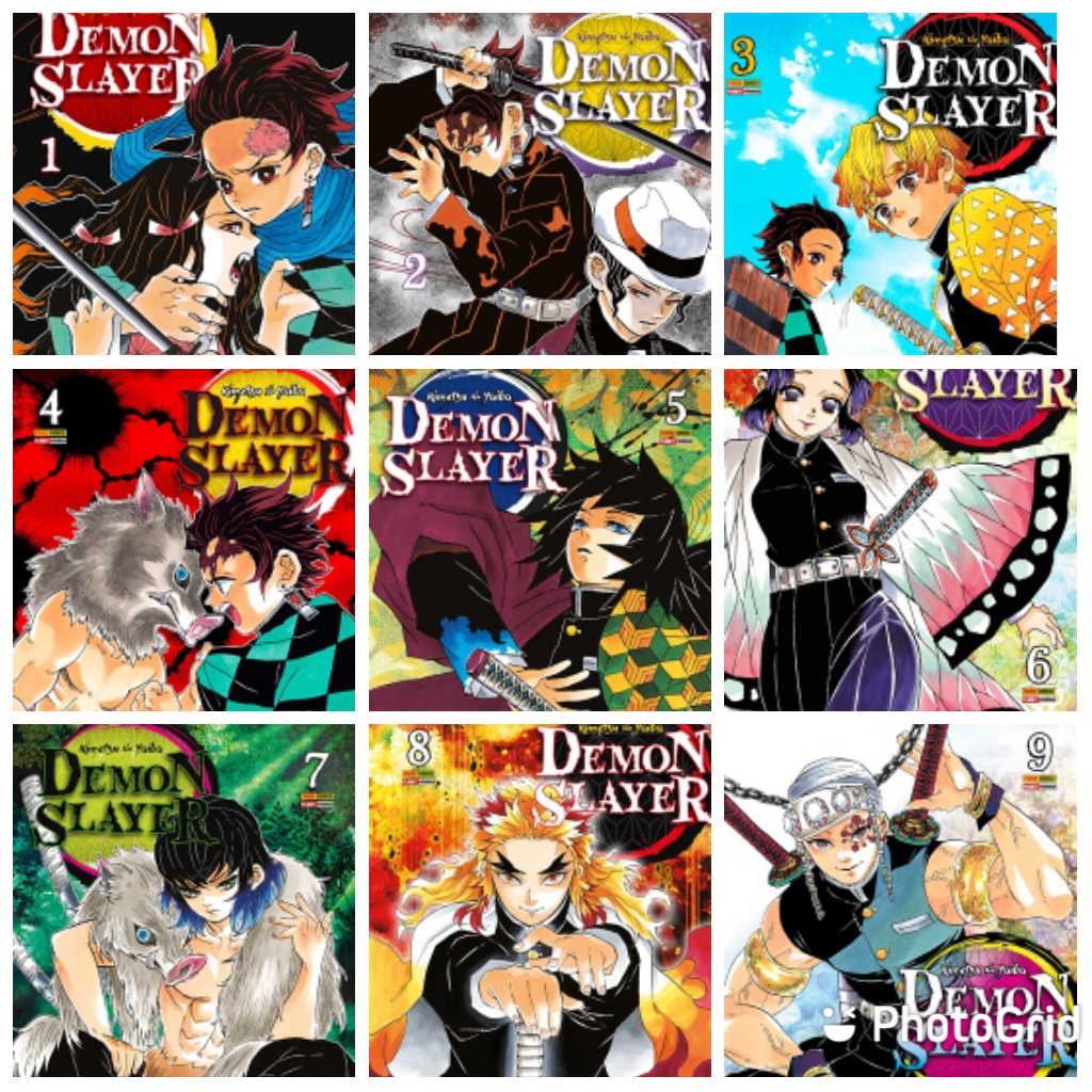 Mangá Demon Slayer Kimetsu No Yaiba 1 ao 23 + Extras Shopee Brasil