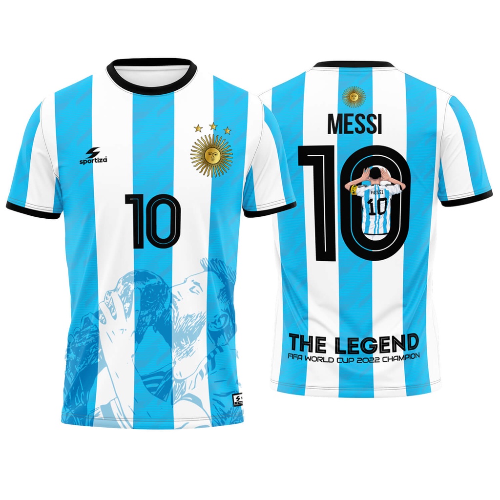 Camisa Messi Comemorativa copa do mundo 2022 Argentina