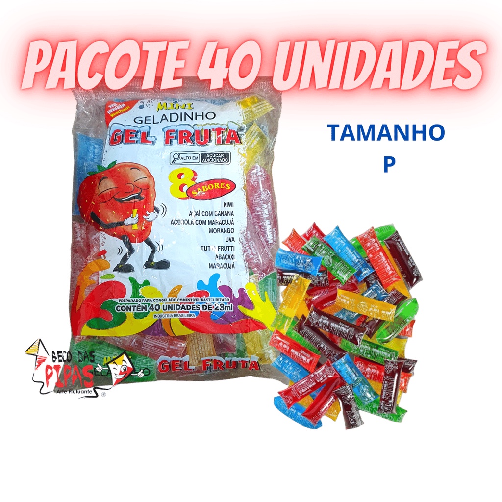 Kit 120 Saquinhos Para Sorvete Geladão Sacolé Juju Geladinho Gourmet  5,5x22cm - (3 Pacotes)