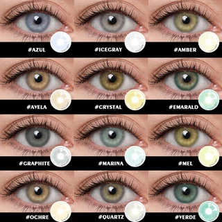 Eyeshare 1 Par BRAZILGIRL Série Lente De Contato Colorida Para Olhos Naturais Marrom Beleza Azul Verde em Oferta na Shopee