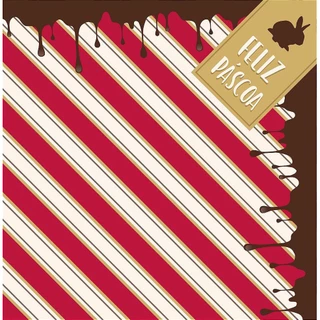 Saco Express 44x44cm para Ovos de 500g a 750g  - Ganache - 05 unidades - Cromus Páscoa - Rizzo em Oferta na Shopee