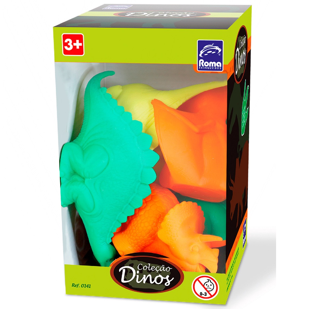 Coleção Dinos, Roma Jensen, Colorido : : Brinquedos e Jogos