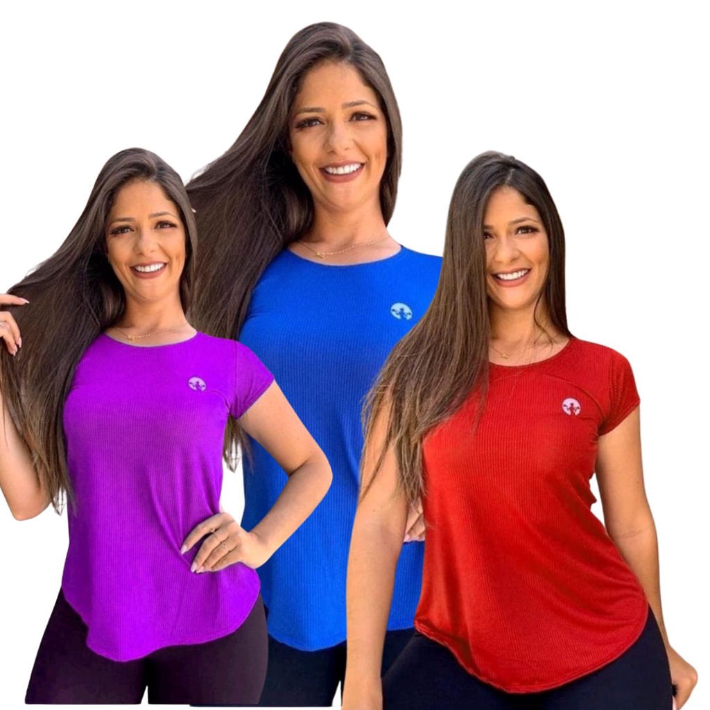 Camisa feminina hot sale academia