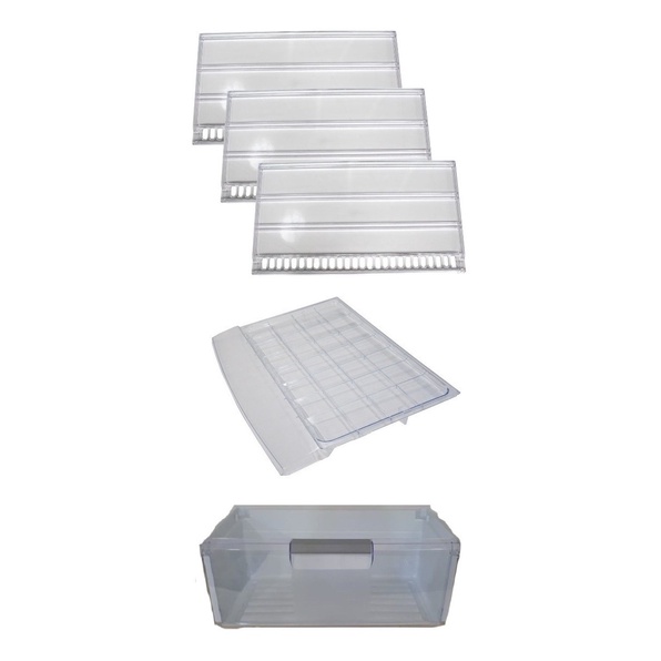 3 Prateleiras Gel Continental Rdv48 + Gaveta Legume + Tampa