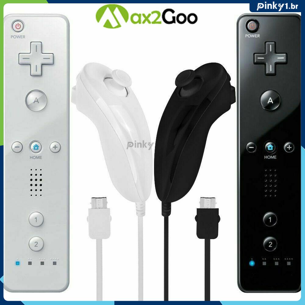 Controlador Remoto Para Nintendo Wii Controle Nunchuck Motion Plus