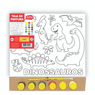 TELA DE PINTAR DINOSSAURO ZASTRAS (de 5 a 7) (SELO)