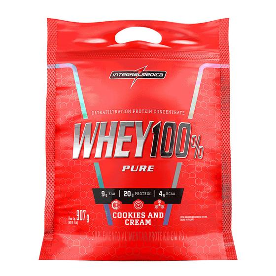 Whey 100% Pure 907g Cookies & Cream – Integralmedica