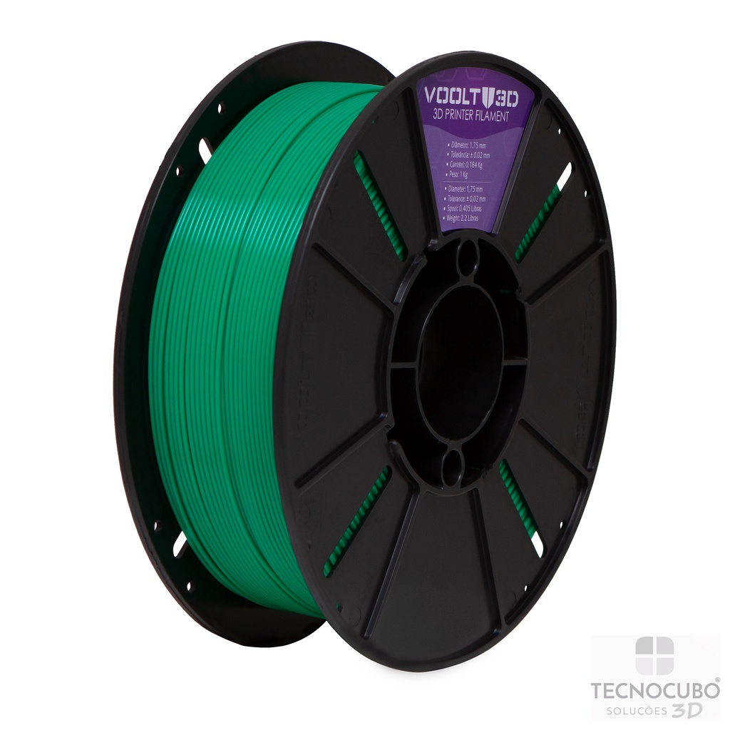 Filamento Impressão 3D Voolt Pla Verde 1Kg | Shopee Brasil