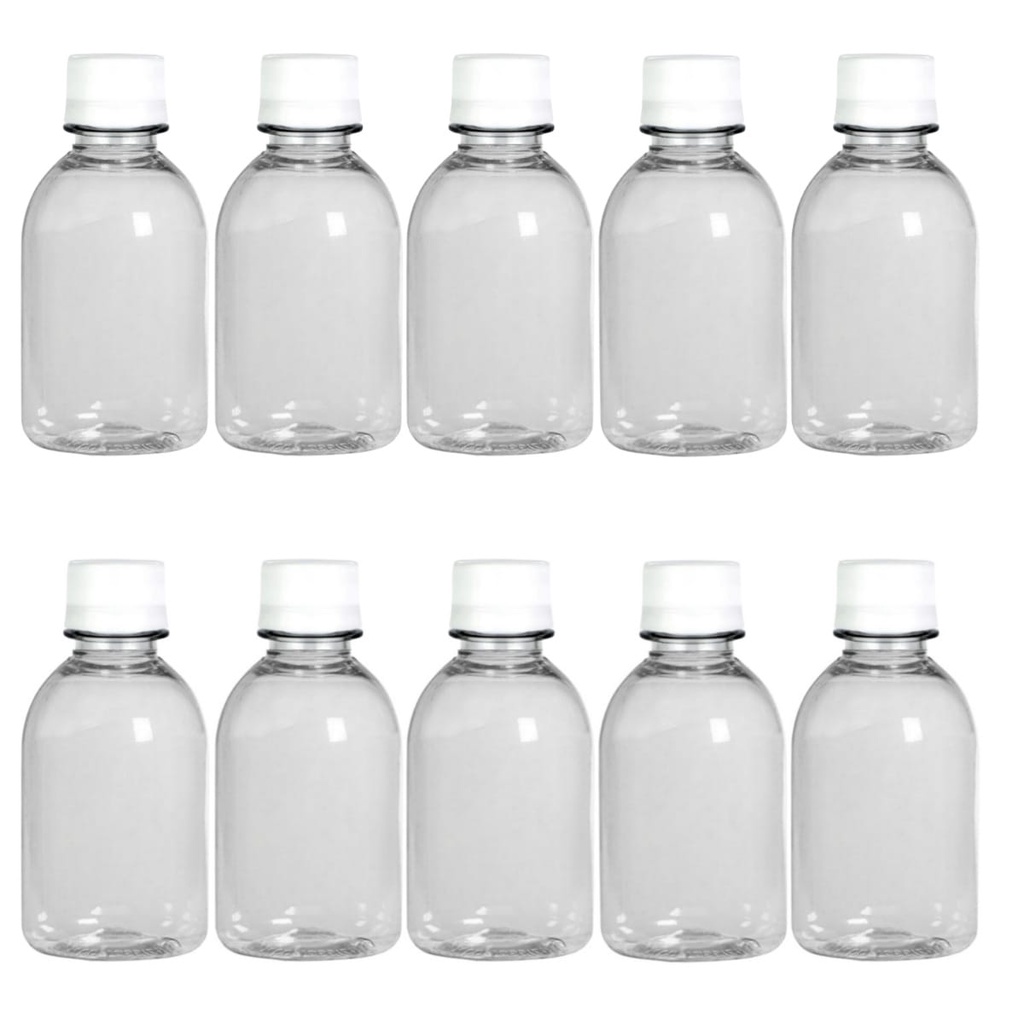 Frasco Pet 60ml Cristal 20 unidades Alcool Gel Shampoo Perfume Garrafinha Plastica