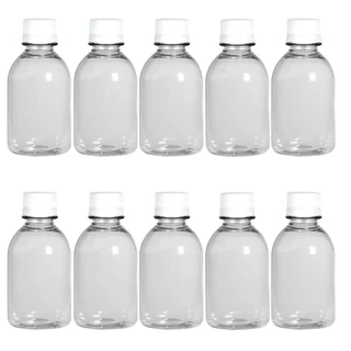 Frasco Pet 60ml Cristal 20 unidades Alcool Gel Shampoo Perfume Garrafinha Plastica