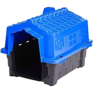 Casinha Pet Injet Eco Colors Evolution N°3 Azul em Oferta na Shopee