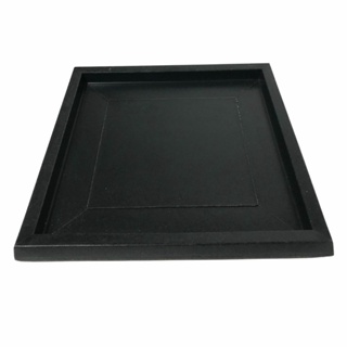 Prato Quadrado De Polietileno Para Vasos De Plantas 43cm
