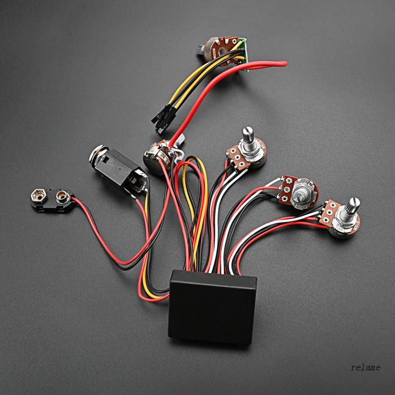 Rel Bass Pickups , 3 Bandas Ativas & Passivos Circuito Equalizadores , Pickup Guitarra Baixo