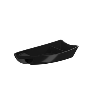 Barco Para Sushi Coza 13,9 x 13,9 x 6,3 cm Preto