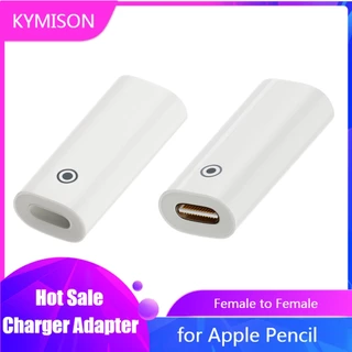 Para Lápis Apple iPad Pro Adaptador De Carregamento Cabo Conector USB-C Tipo Fêmea Conversor De Iluminação Carregador