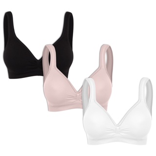 Kit com 3 Sutiãs com Bojo Top Daily T-shirt Trifil