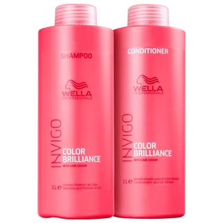 Kit Shampoo e Condicionador 1L Brilliance - Wella