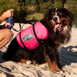 Colete Salva Vidas Pet Vest Ativa Tam G Rosa