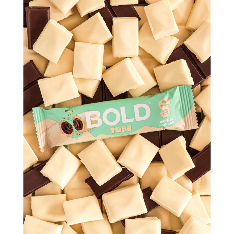 Bold Bar Barrinha Proteica Bold Tube Trufa De Chocolate G Zero Acucar Shopee Brasil