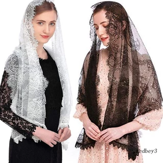 Mantilla Véu Católico Renda Vermelha Da Igreja Para Cobrir A Cabeça Massa Latina