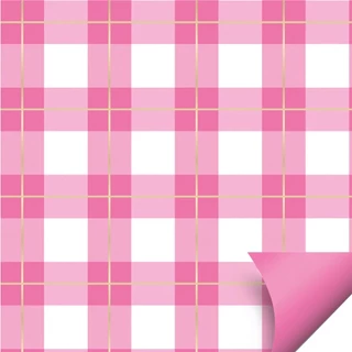 Folha para Ovos de Páscoa Pascoa Double Face Quadri Rosa 69X89 cm - 5 unidades - Cromus Páscoa - Rizzo Distribuidora em Oferta na Shopee