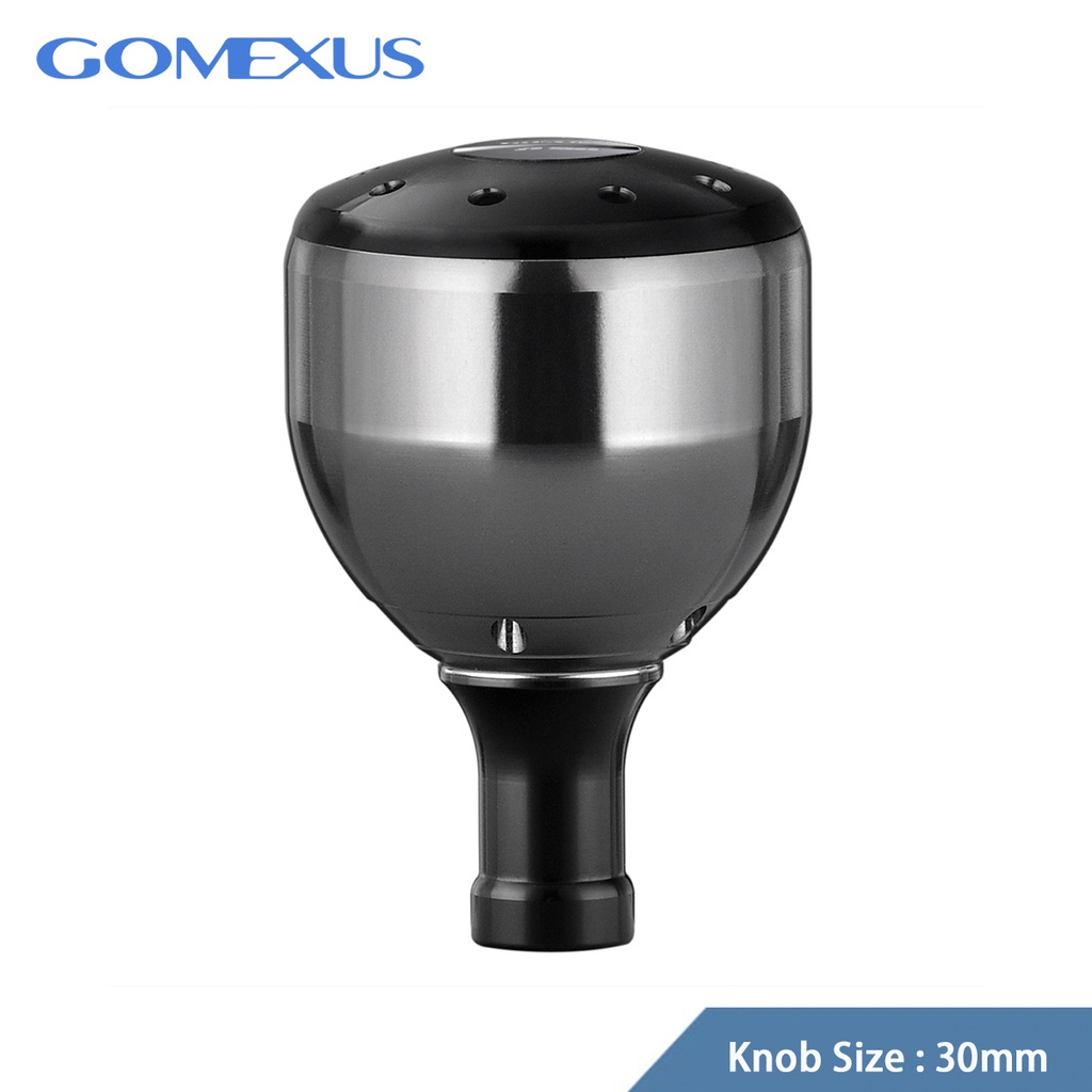 Bouton Gomexus TA30BKBK – Titane Noir 30mm – Pour Moulinet Shimano A, Daiwa S – Neuf