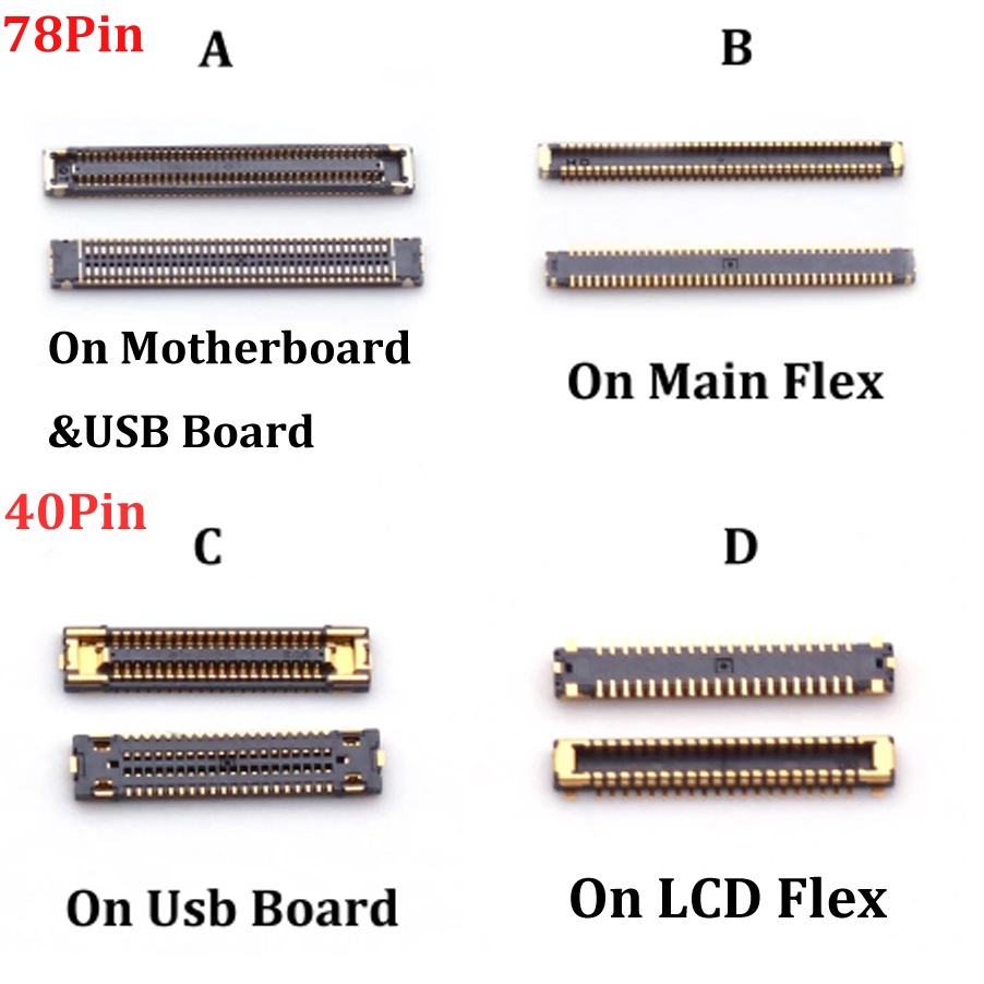 Tela LCD De 40 Pinos De 78 Conector FPC Flexível Para Samsung Galaxy A31 A315 A315F A71 5G A716U A716B Placa Carregadora USB