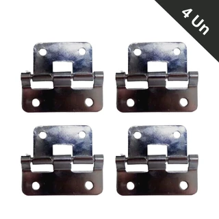 Dobradiça de Metal Desmontável - Kit 4 Un