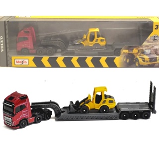 Miniatura Colecionável Caminhão Carreta FH16 750 Vermelho + Caminhão  Articulado A25G Amarelo Volvo 1/64 Maisto em Promoção na Americanas