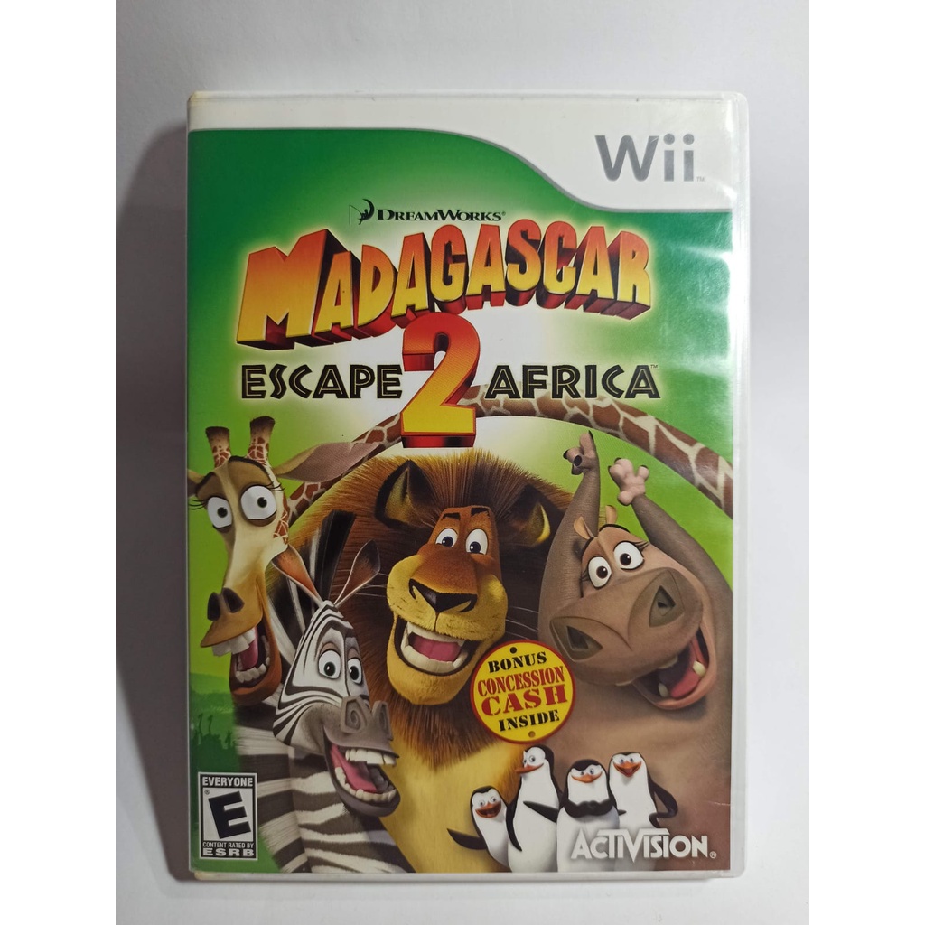 Madagascar 2 Escape Africa Nintendo Wii | Shopee Brasil