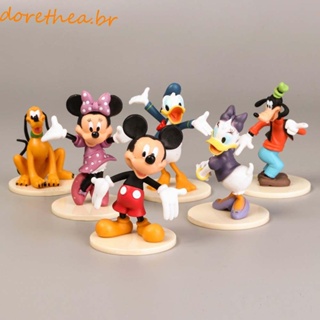DORETHEA Mickey Mouse Action Figure Boneco Anime Periférico Bonecas Brinquedos Crianças Modelo Colecionável