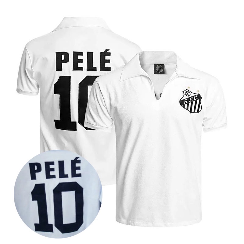 Camisa Brasil Retro Pelé 10 1970 Seleção Brasileira