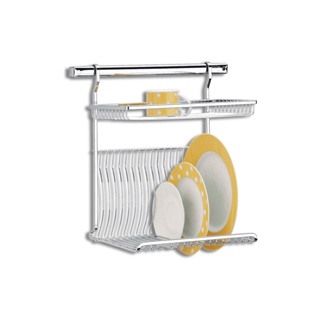 Escorredor De Louças Brinox Piatina 16 Pratos 33 x 22,5 x 40 cm Aço Cromado