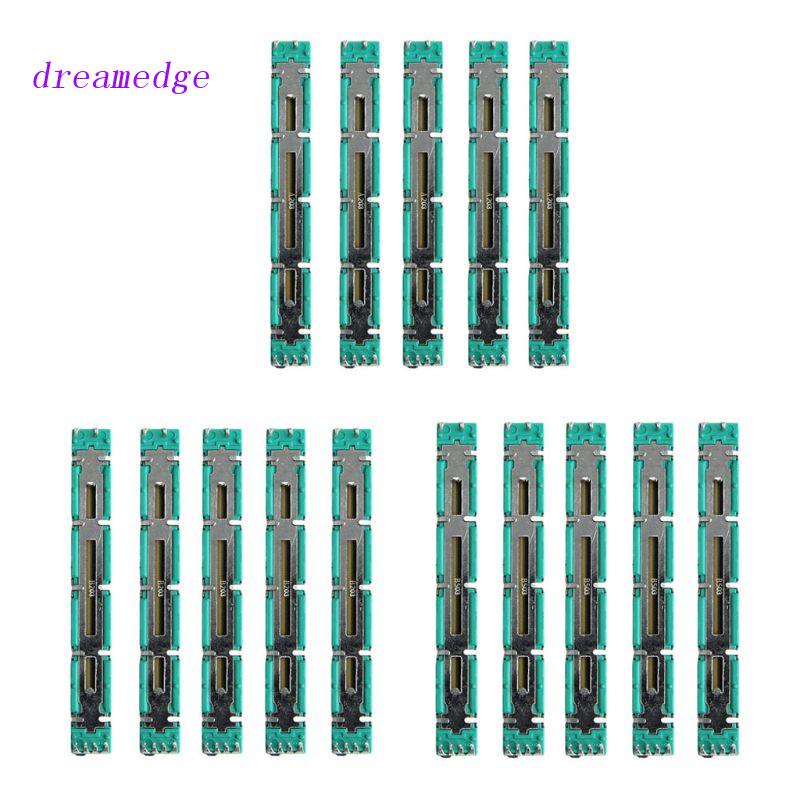 Sonha 5PCS 75mm Resistor B103 10K Ohm Potenciômetro 10K B10K SC6080GH De Carbono Rotativo De Ajuste Deslizante A20K/B20K