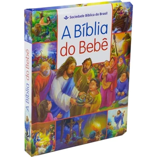 A Bíblia do Bebê | Capa Luxo Almofadada em Oferta na Shopee